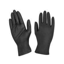 Перчатки нитриловые S черные