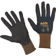 Перчатки защитные Mapa Professionnel Ultrane 500 трикотажные с нитрильным покрытием черные (2 нити, 13 класс, размер 10, XL)