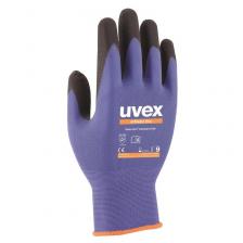 Перчатки рабочие Uvex Атлетик Лайт полиамид/эластан с нитрильным покрытием синие/черные (3 нити, 15 класс, размер 9, L)
