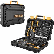 Универсальный набор инструмента для дома и авто в чемодане Deko DKMT74 (74 предмета), цена за 1 шт.