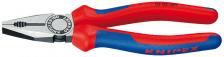 Плоскогубцы комбинированные KNIPEX с двухкомпонентными чехлами, 180 мм Плоскогубцы комбинированные KNIPEX с двухкомпонентными чехлами, 180 мм