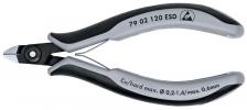 Бокорезы прецизионные ESD для тонких работ, маленькая головка KNIPEX KN-7902120ESD Бокорезы прецизионные ESD для тонких работ, маленькая головка KNIPEX KN-7902120ESD