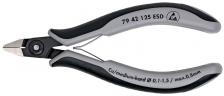 Бокорезы прецизионные ESD для тонких работ, острая головка KNIPEX KN-7942125ESD Бокорезы прецизионные ESD для тонких работ, острая головка KNIPEX KN-7942125ESD