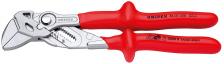 Клещи переставные-гаечный ключ KNIPEX, 46 мм/д, хромированные, литые ручки, 1000 V, 250 мм Клещи переставные-гаечный ключ KNIPEX, 46 мм/д, хромированные, литые ручки, 1000 V, 250 мм