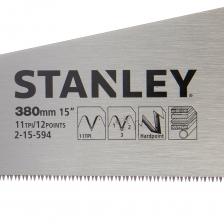 Ножовка по дереву Stanley (2-15-594) 380 мм – фото 2