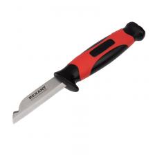 Нож монтажника с чехлом лезвие 67 мм Rexant, цена за 1 шт