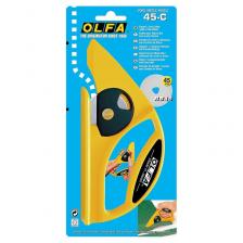 Нож строительный дисковый Olfa OL-45-C для напольных покрытий (диаметр лезвия 45 мм) – фото 1