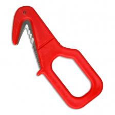 Стропорез Fox Rescue Emergency Tool, сталь 420J2, рукоять термопластик FRN, красный – фото 1