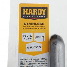 Гладилка плоская Hardy Stucco серия 36 (0800-362400) 240x110x90 мм с деревянной ручкой – фото 1