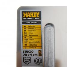 Гладилка плоская Hardy Stucco серия 28 (0800-342000) 200х90 мм с двухкомпонентной профилированной ручкой – фото 2
