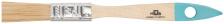 Кисть MOS флейцевая натуральная щетина, деревянная ручка 1/2" (13 мм) 00701М