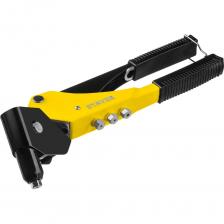 Поворотный заклепочник для заклёпок из алюминия d=2,4-4,8 мм Поворотный заклепочник STAYER MS-360 0-360°, 280 мм, 2.4 - 4.8 мм 3110_z01