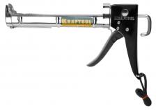 Пистолет для герметика KRAFTOOL "C-Kraft" 06671, полукорпусной, хромированный, 320 мл {06671_z01}