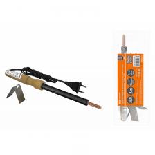 Паяльник ЭПЦН-40, деревянная ручка, мощность 40 Вт, 230 В, подставка в комплекте, Рубин TDM, цена за 1 шт
