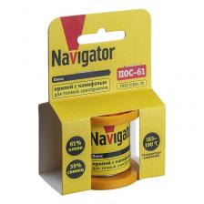 Припой Navigator 93 084 NEM-Pos02-61K-2-K100 (ПОС-61, катушка, 2 мм, 100 гр), цена за 1 шт. – фото 2