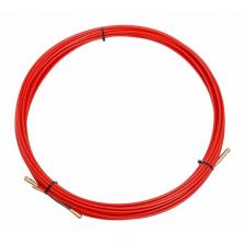 Протяжка кабельная REXANT (мини УЗК в бухте), стеклопруток, d=3,5 мм 15 м, красная, цена за 1 шт