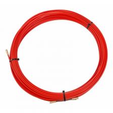Протяжка кабельная REXANT (мини УЗК в бухте), стеклопруток, d=3,5 мм 30 м, красная, цена за 1 шт