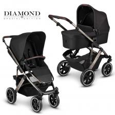 Коляска детская 2 в 1 FD-Design Salsa 4 Air Diamond, Dolphin (Черный / шасси Серебро)