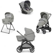 Коляска Inglesina 3 в 1, Aptica New, с подставкой под люльку, Stand Up цвет SATIN GREY