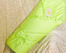 Конверт - одеяло на выписку "Солнышко" Р2015 весна (фисташковый)