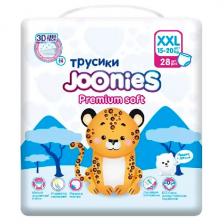 Подгузники-трусики Joonies Premium Soft размер XXL (15-20 кг) 28 шт.