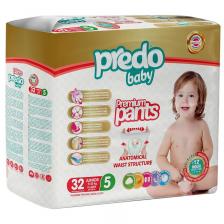 Подгузники-трусики Predo Baby размер 5 (XL) 11-25 кг (32 штуки в упаковке)
