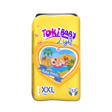 Подгузники-трусики TokiBaby Light XXL 15+ кг 32 шт