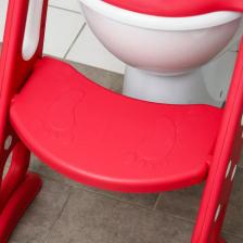 Детское сиденье на унитаз, цвет красный – фото 2