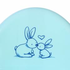 Горшок детский музыкальный «Кролики», цвет нежно-бирюзовый – фото 1