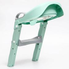 Детское сиденье на унитаз, цвет серый/зеленый – фото 3