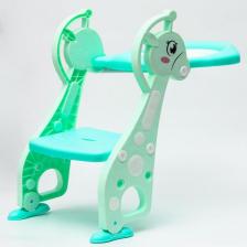 Детское сиденье на унитаз «Лошадка», цвет зеленый – фото 4