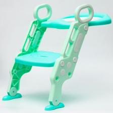 Детское сиденье на унитаз «Абстракция», цвет зеленый – фото 4