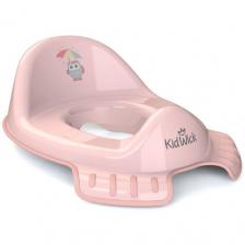 Сиденье на унитаз KIDWICK Флиппер, от 1,5 года до 5 лет, пластик, розовый [kw120300]
