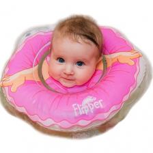 ROXY KIDS Надувной круг на шею для купания малышей Flipper Ангел