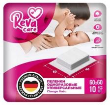 Пеленки впитывающие одноразовые Reva Care 60х60см 10шт