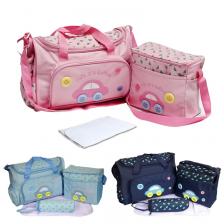 Комплект сумок для мамы Cute as a Button, 3 шт, розовый – фото 3