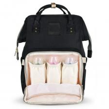 Сумка-рюкзак для мамы Baby Mo, цвет в ассорименте, Черный