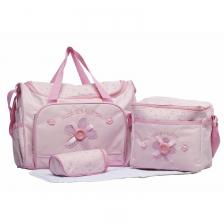 Комплект сумок для мамы Cute as a Button, 3 шт, розовый