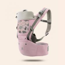 Эргорюкзак хипсит Aiebao 3-36 месяцев для новорожденных (Розовый)