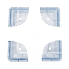 Прозрачные треугольные накладки-протекторы для мебели (4.3*4.3*2.1 см). 4 шт. {HLS-S-101}