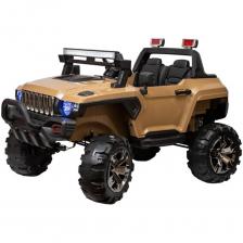 Детский электромобиль Toyland Jeep Big QLS 618 песочный