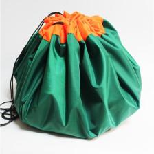 Сумка-коврик для игрушек Toy Bag, 150 см, Зелено-оранжевый