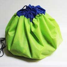 Сумка-коврик для игрушек Toy Bag, 150 см, Лимонно-Синий