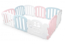 Детский манеж Ifam First Baby Room с калиткой, белый, розовый, голубой