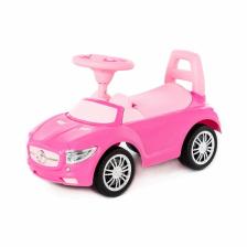 Игрушка-каталка ПОЛЕСЬЕ автомобиль "SuperCar" №1 со звуковым сигналом (розовая) – фото 3
