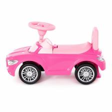 Игрушка-каталка ПОЛЕСЬЕ автомобиль "SuperCar" №1 со звуковым сигналом (розовая) – фото 2