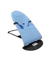 Кресло-шезлонг для новорожденных, голубой