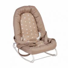 Детский шезлонг Polini kids Звезды, макиато Детский шезлонг Polini kids Звезды, макиато