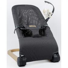 Детский шезлонг Amarobaby Baby relax, серый (AB22-25BR/11)