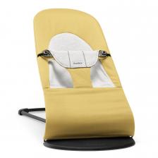 Кресло-шезлонг BabyBjorn Balance Cotton Jersey Желто-серый Кресло-шезлонг BabyBjorn Balance Cotton Jersey Желто-серый